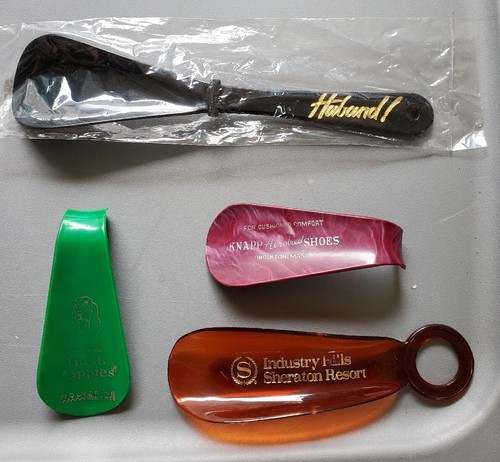 Vintage advertising shoe horn - shoe,